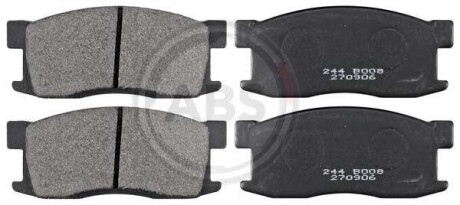 Комплект тормозных колодок, дисковый механизм A.B.S. 36165