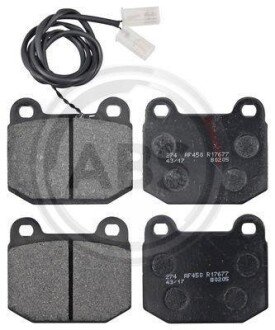 Комплект тормозных колодок, дисковый механизм A.B.S. 36171