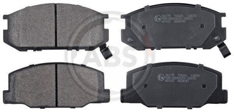 Комплект тормозных колодок, дисковый механизм A.B.S. 36175
