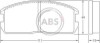 Комплект тормозных колодок, дисковый механизм A.B.S. 36178 (фото 1)