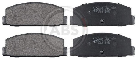 Комплект тормозных колодок, дисковый механизм A.B.S. 36390
