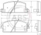 Комплект тормозных колодок, дисковый механизм A.B.S. 36499 (фото 1)