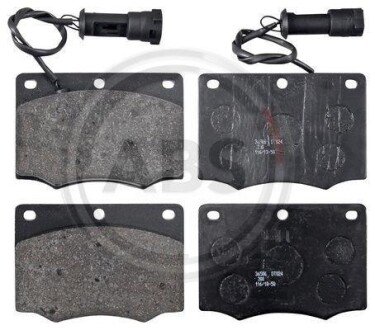 Комплект тормозных колодок, дисковый механизм A.B.S. 36506