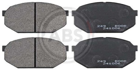 Комплект тормозных колодок, дисковый механизм A.B.S. 36511