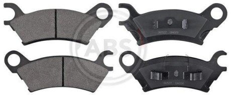 Комплект тормозных колодок, дисковый механизм A.B.S. 36527