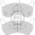 Колодки гальмівні дискові, комплект A.B.S. 36531/1 (фото 1)