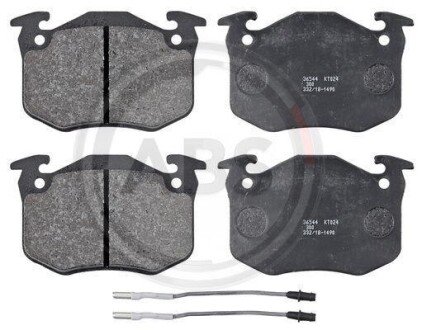 Комплект тормозных колодок, дисковый механизм A.B.S. 36544