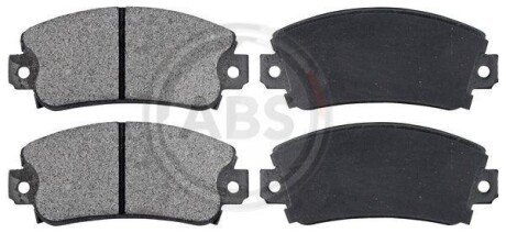 Комплект тормозных колодок, дисковый механизм A.B.S. 36548