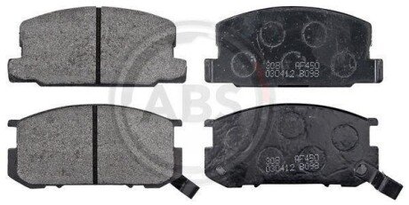 Комплект тормозных колодок, дисковый механизм A.B.S. 36585