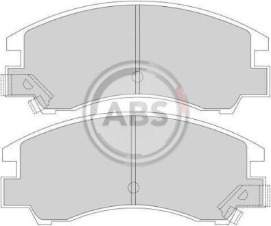 Гальмівні колодки, дискове гальмо (набір) A.B.S. A.B.S. 366111