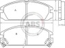 Комплект тормозных колодок, дисковый механизм A.B.S. 36615 (фото 1)