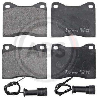 Комплект тормозных колодок, дисковый механизм A.B.S. 36634