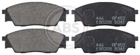 Комплект тормозных колодок, дисковый механизм A.B.S. 36699