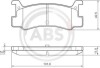 Комплект тормозных колодок, дисковый механизм A.B.S. 36868 (фото 1)
