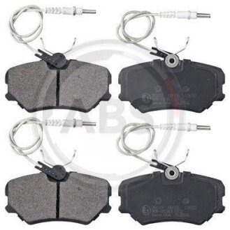 Комплект тормозных колодок, дисковый механизм A.B.S. 36879