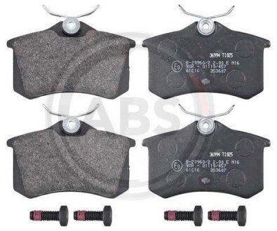 Комплект тормозных колодок, дисковый механизм A.B.S. 36994