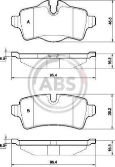 Осевой шарнир, рулевая тяга A.B.S. 37629