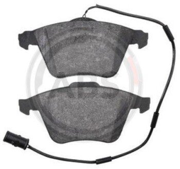 Комплект тормозных колодок, дисковый механизм A.B.S. 37805