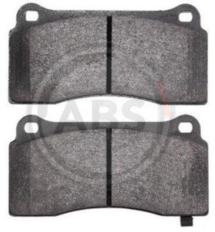 Комплект тормозных колодок, дисковый механизм A.B.S. 37856