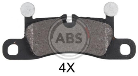 Комплект гальмівних колодок, дискове гальмо A.B.S. 37934