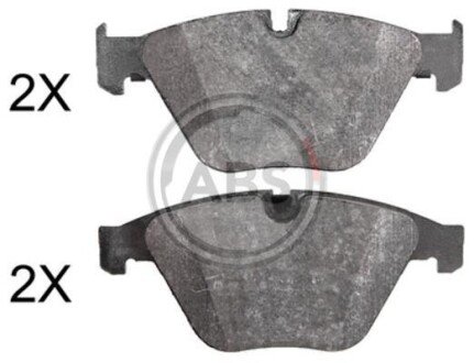 Комплект тормозных колодок, дисковый механизм A.B.S. 37960