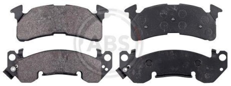 Комплект тормозных колодок, дисковый механизм A.B.S. 38153