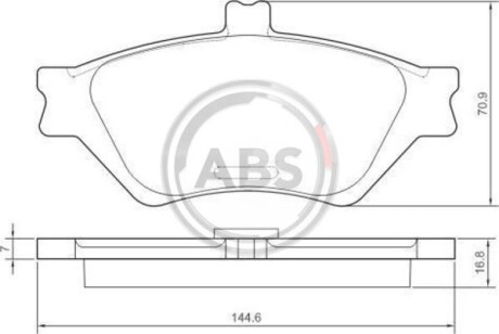 Тормозной шланг A.B.S. 38659