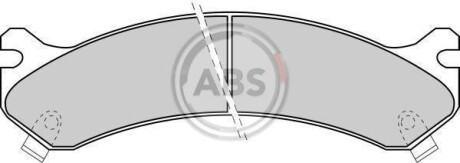Гальмівні колодки, дискове гальмо (набір) A.B.S. A.B.S. 38784 (фото 1)