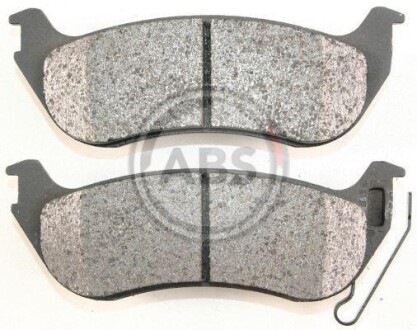 Комплект тормозных колодок, дисковый механизм A.B.S. 38964