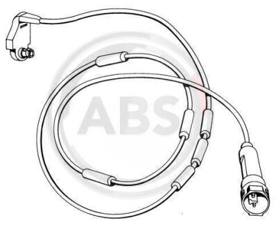 Тормозной шланг A.B.S. 39519
