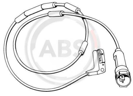 Сигнализатор, износ тормозных колодок A.B.S. 39521
