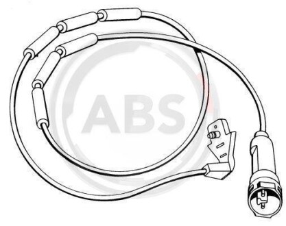 Сигнализатор, износ тормозных колодок A.B.S. 39524
