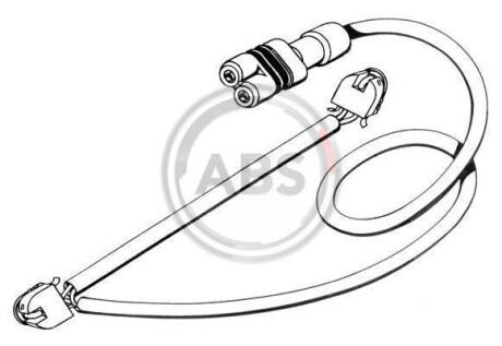 Датчик зносу гальмівних колодок A.B.S. A.B.S. 39543