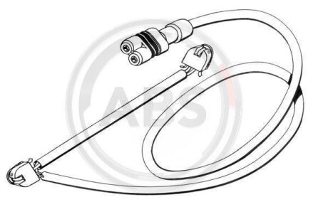 Датчик зносу гальмівних колодок A.B.S. A.B.S. 39546