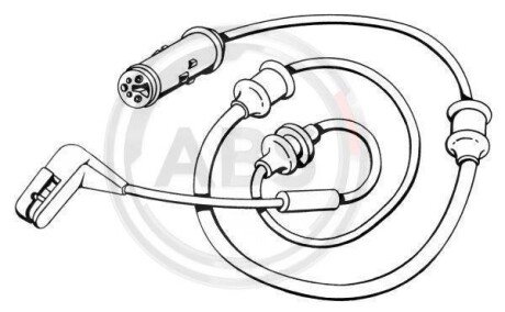 Сигнализатор, износ тормозных колодок A.B.S. 39560