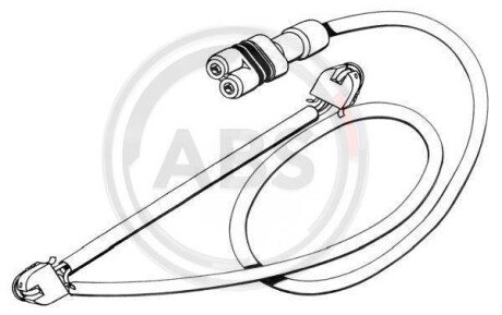 Сигнализатор, износ тормозных колодок A.B.S. 39563