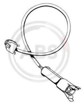 Сигнализатор, износ тормозных колодок A.B.S. 39571