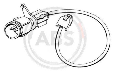 Сигнализатор, износ тормозных колодок A.B.S. 39574