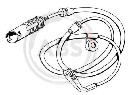 Сигнализатор, износ тормозных колодок A.B.S. 39592