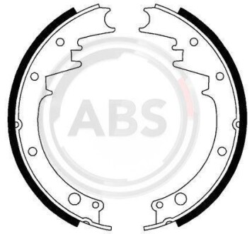 Комплект гальмівних колодок A.B.S. 40473