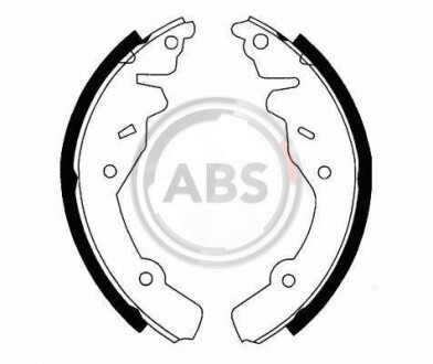 Гальмівні колодки (набір) A.B.S. A.B.S. 40520