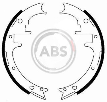 Гальмівні колодки (набір) A.B.S. A.B.S. 40581