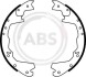 Комплект тормозных колодок A.B.S. 40583 (фото 1)