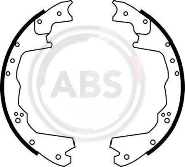 Комплект тормозных колодок A.B.S. 40583
