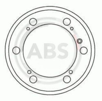 Тормозной барабан A.B.S. 7167-S