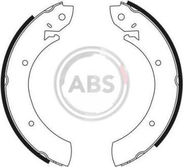 Комплект тормозных колодок A.B.S. 8125