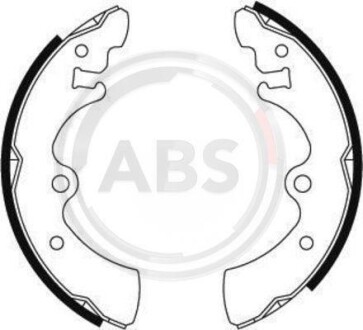 Комплект тормозных колодок A.B.S. 8529