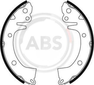 Комплект тормозных колодок A.B.S. 8532