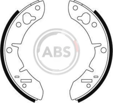 Гальмівні колодки (набір) A.B.S. A.B.S. 8606