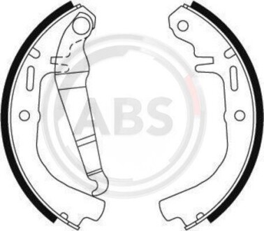 Комплект тормозных колодок A.B.S. 8733